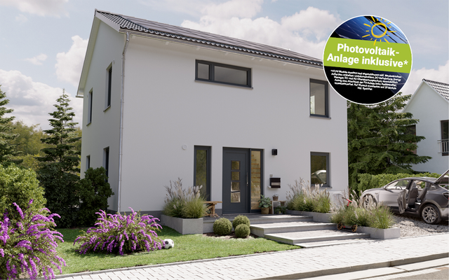 Auch mit Satteldach möglich