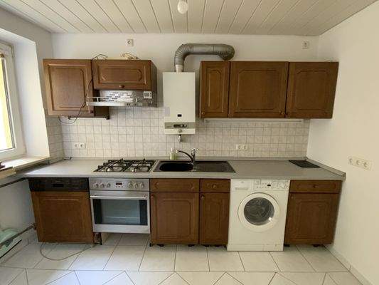 Einfache Einbauküche