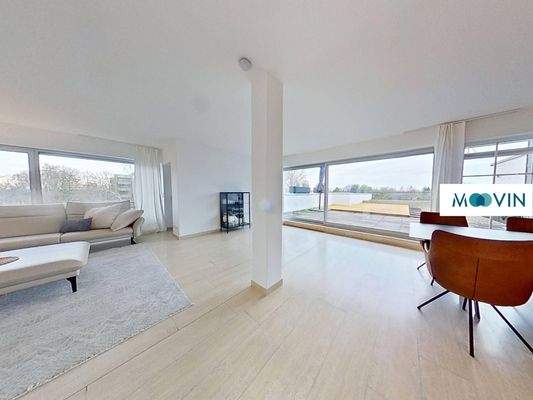 Ansicht III: Wohn- und Esszimmer