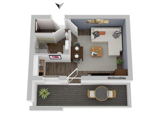 Grundriss (Gerendert)