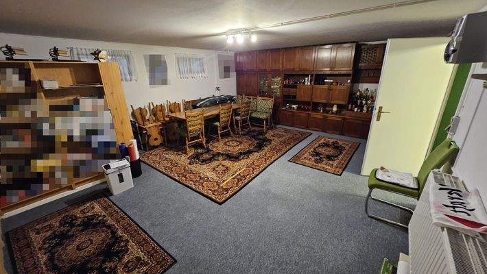 Partyraum im Kellergeschoss