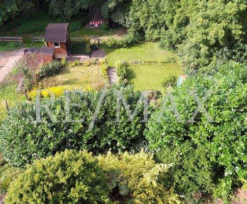 Blick auf den Sommer-Garten