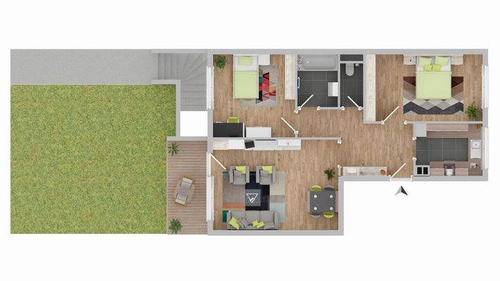 Grundriss, nicht maßstabsgetreu