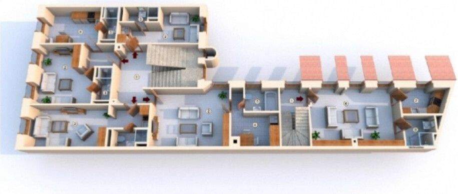 Grundriss 1.OG Altbau