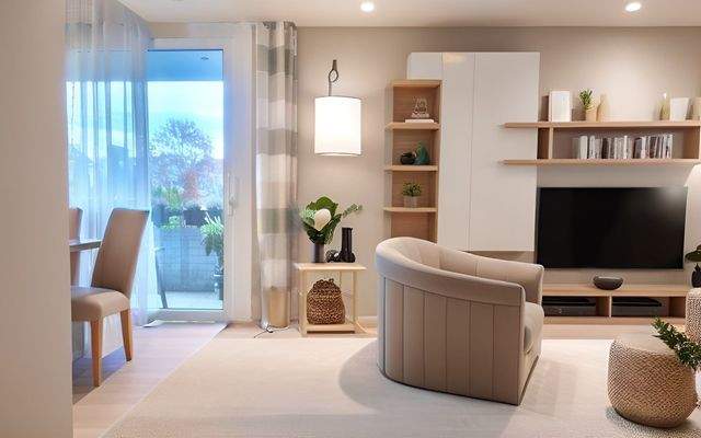 offenes Wohn-/Esszimmer - Einrichtungsbeispiel