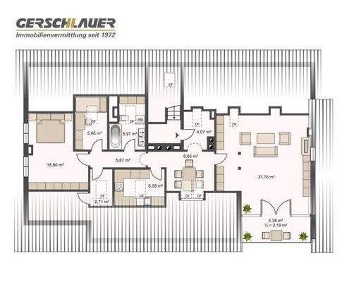 Grundriss Dachgeschoss 