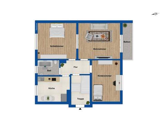 Grundriss - Obergeschoss