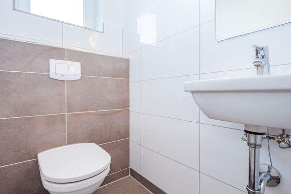 Gäste-WC im Erdgeschoss