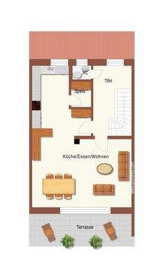 Grundriss Erdgeschoss - nicht maßstabsgetreu