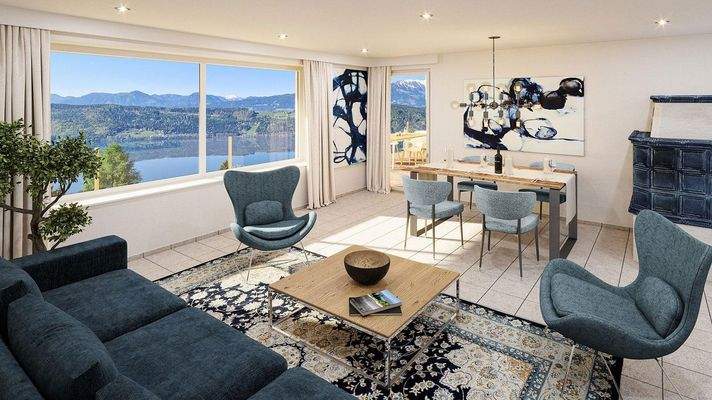 Hell, modern mit Blick!