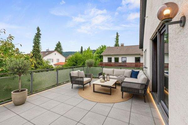 Dachterrasse an dem möglichen Elternschlafzimmer-Visualisiert 