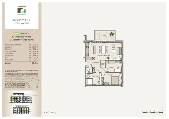 Haus 2 - Wohnung 19 - Kaufpreis 439.900 €
