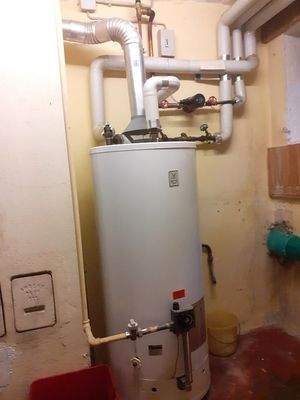 Gastherme für Wasser