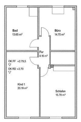 Grundriss - Obergeschoß