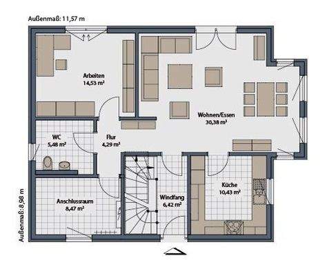 Grundriss Erdgeschoss