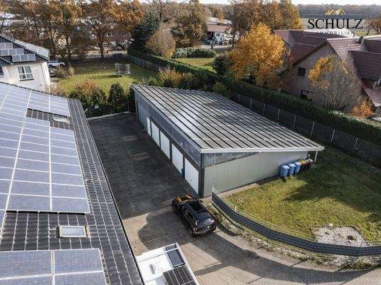 Ansicht hinten/ Garagen