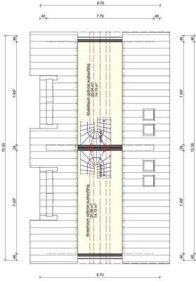 Grundriss Spitzboden
