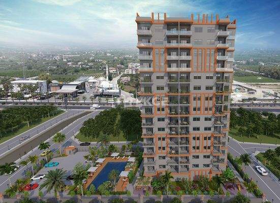 Stylish Apartments in a Complex with Facilities in Erdemli, Mersin