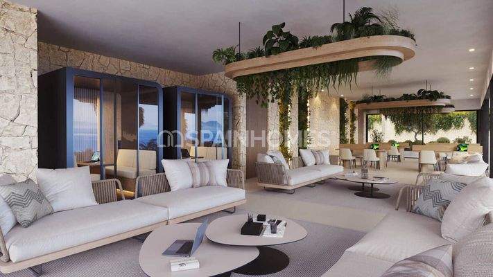 New Sea-View Flats near the Beach and Golf Couse in Estepona