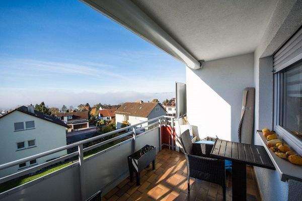 Balkon mit Sitzmöglichkeit und ...