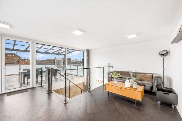 Lounge/Dachterrasse (Maisonettewohnung)