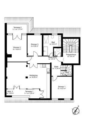 Grundriss 4.Obergeschoss