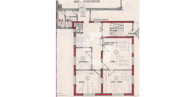 Vorderhaus Grundriss EG