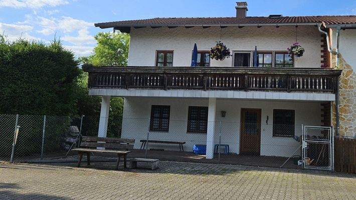 Blick auf das Wohnhaus