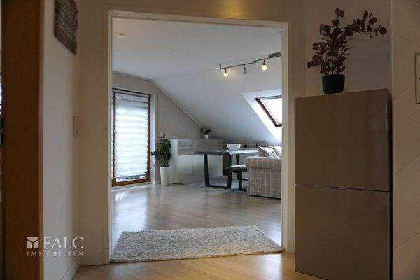 Blick ins Wohnzimmer