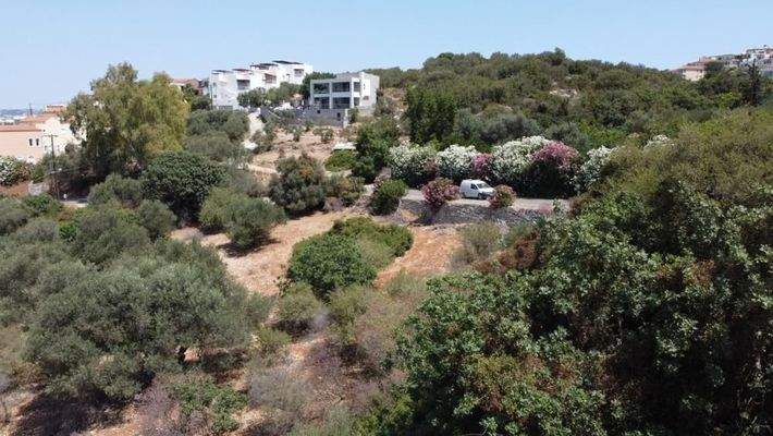 Kreta, Almyrida: Kleines Einfamilienhaus in fußläufiger Entfernung zum Strand mit Gemeinschaftspool