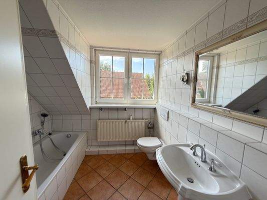 Vollbad im Obergeschoss