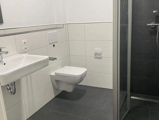 Badezimmer Zugang vom Schlafzimmer