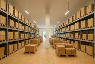 Animierte Lagerfläche