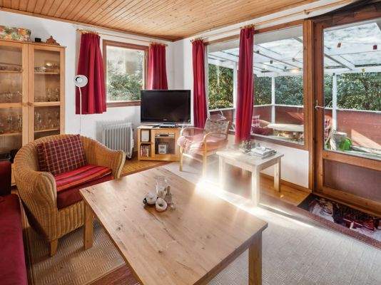 Wohnen mit Blick auf Terrasse