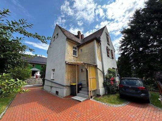 Blick von der Garage