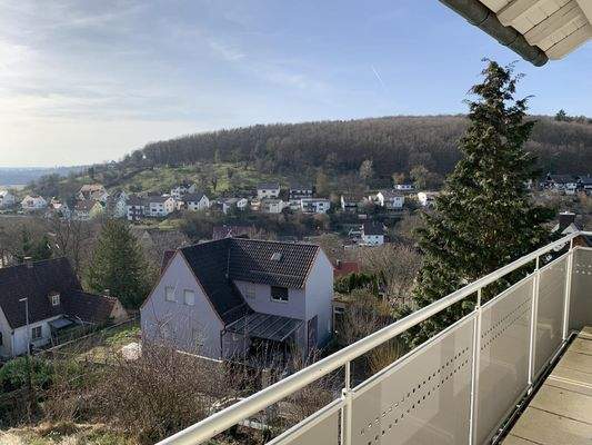 Balkon mit traumhaftem Ausblick