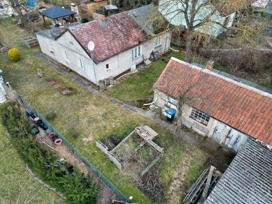 Blick aufs Hinterliegergrundstück aus SüdWest