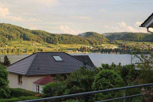 Abendstimmung, Sicht in die Schweiz