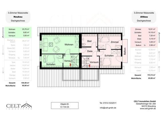 Grundriss Dachgeschoss