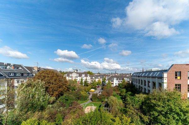 Ausblick Terrasse Eingang