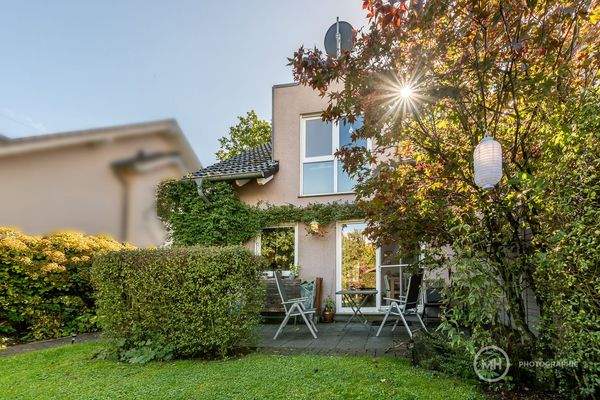 Blick auf die vordere Terrasse