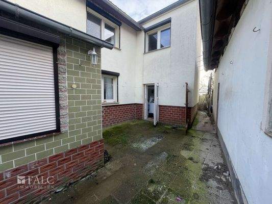 Innenhof Zugang zur Waschküche