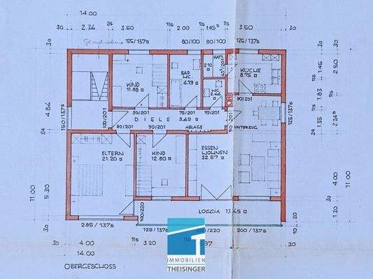 Grundriss Obergeschoss