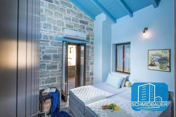 Kreta, Sivas: Schönes Steinhaus mit Gemeinschaftspool zu verkaufen