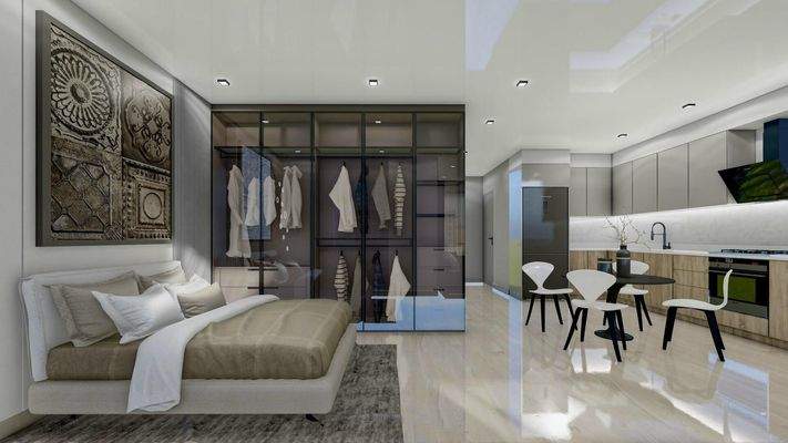 1_STUDIO YATAK MUTFAK