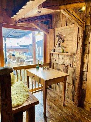 Restaurant hinterer Bereich