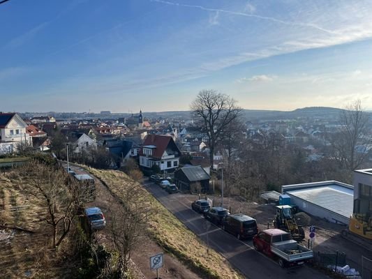 Blick vom Grundstück 