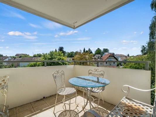 Balkon mit Aussicht