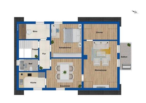 Grundriss Dachgeschoss