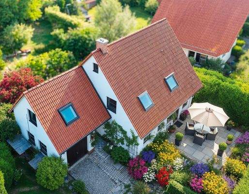 Haus Luftansicht - (KI generiert)